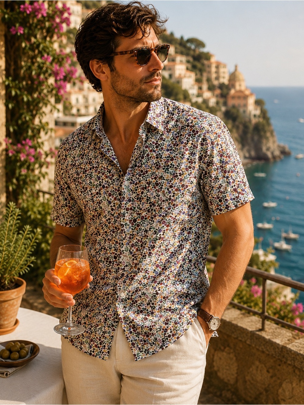Rodd & Gunn Albini Italian Fabric Floral Shirt NWT Medium
